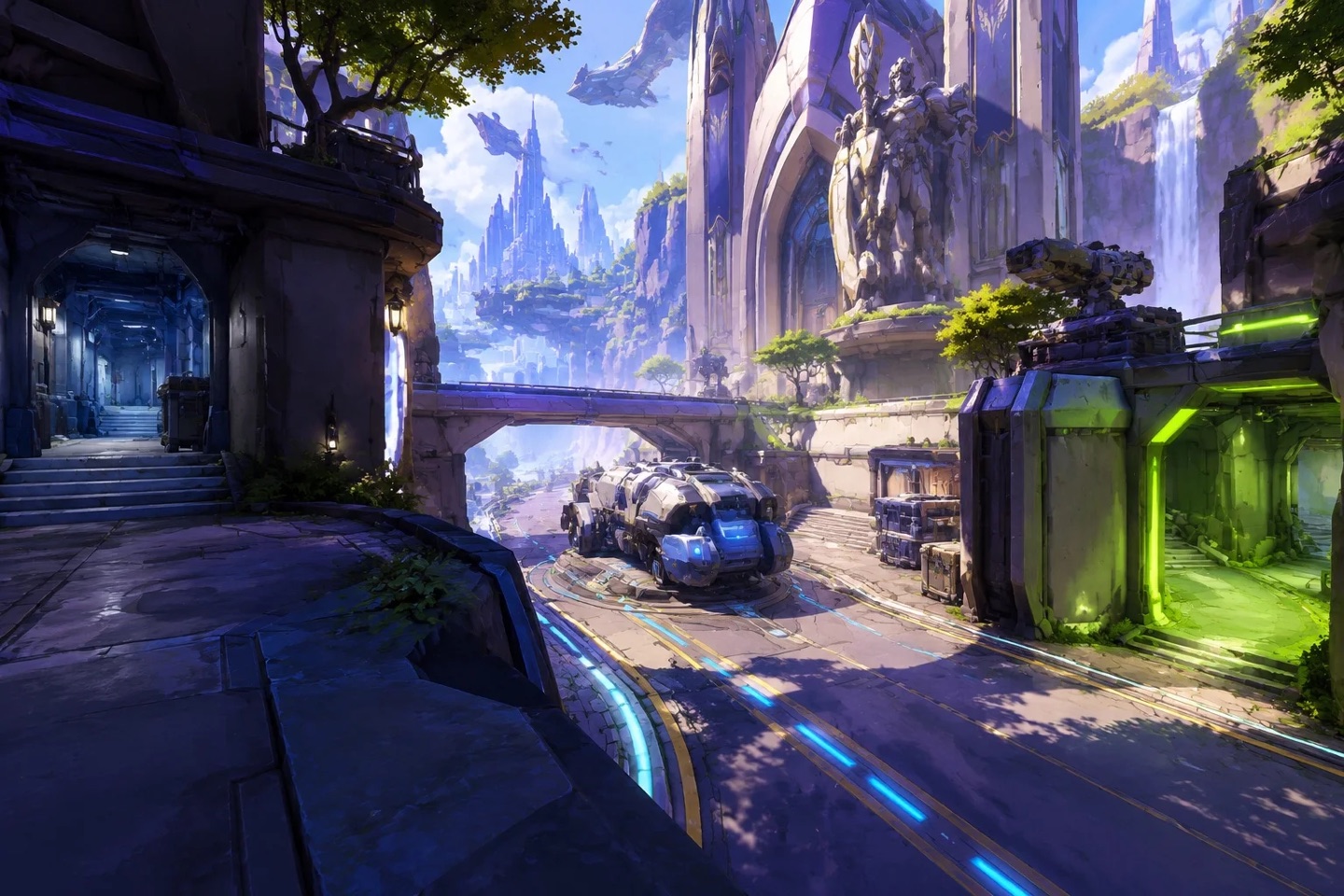 Original Overwatch fan illustration for the Map reading guide